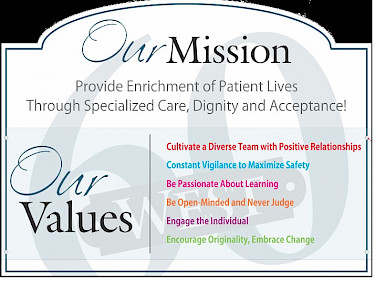 60 West and SecureCare Options Mission Statement and Values Statement